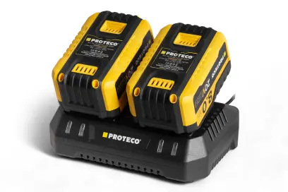 2x akumulátor 8 Ah + nabíječka DUAL 4.0 A