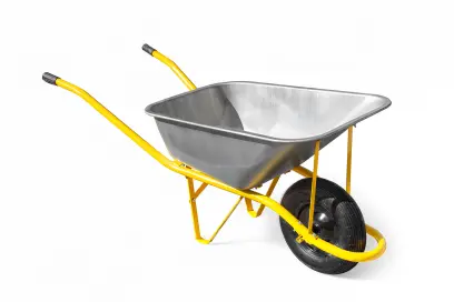 kolečko stavební 90l pozink, nafukovací