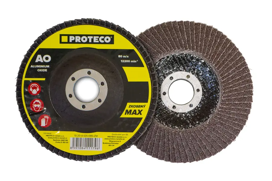 kotouč lamelový zkosený MAX 125 mm AO, zr.100 - ocel